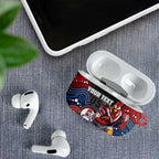 Custom Roosters AirPods Case Chicken Mascot With Aboriginal Indigenous