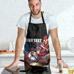 Custom Roosters Apron Chicken Mascot With Aboriginal Indigenous