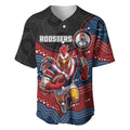 Custom Roosters Baseball Jersey Chicken Mascot With Aboriginal Indigenous