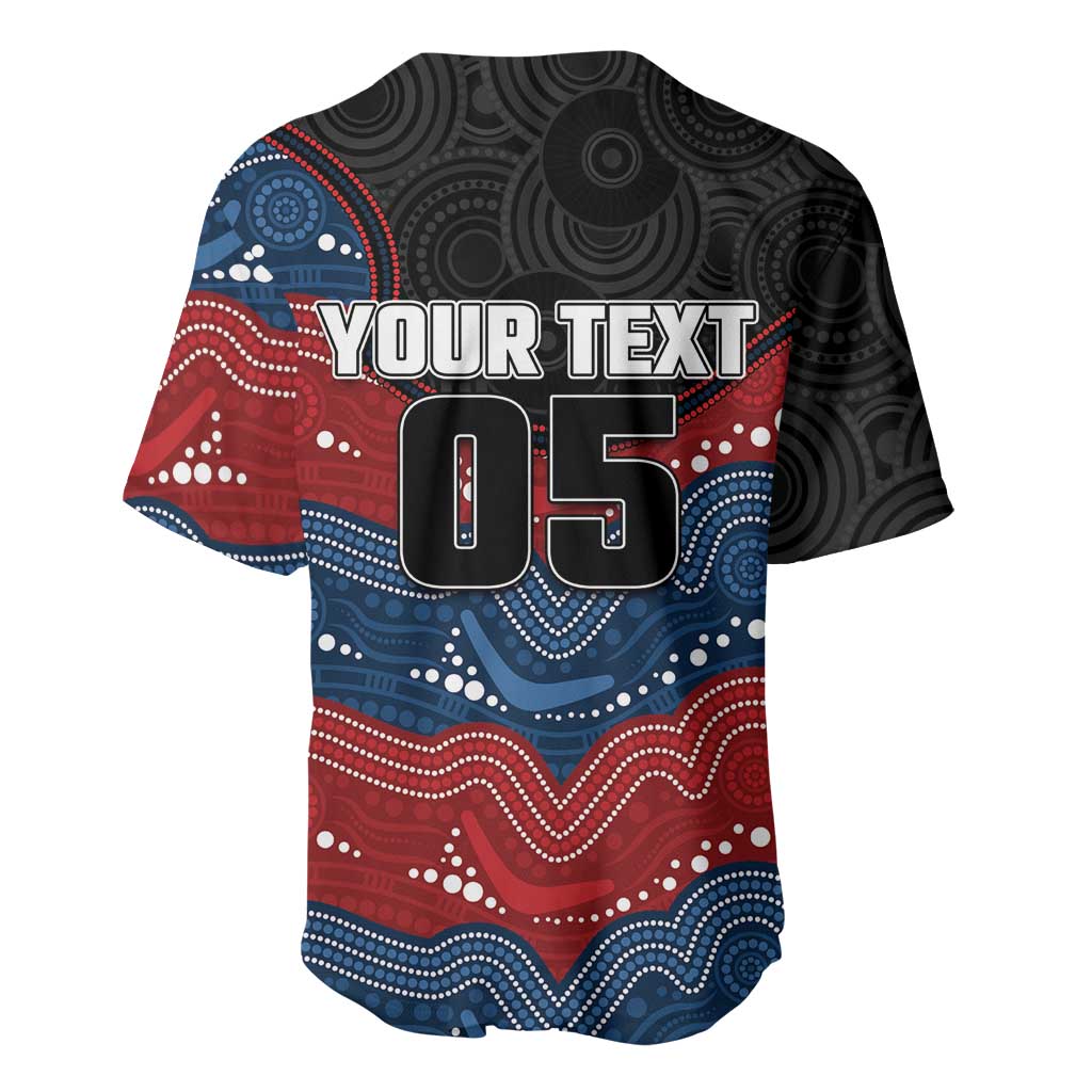 Custom Roosters Baseball Jersey Chicken Mascot With Aboriginal Indigenous