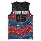 Custom Roosters Basketball Jersey Chicken Mascot With Aboriginal Indigenous