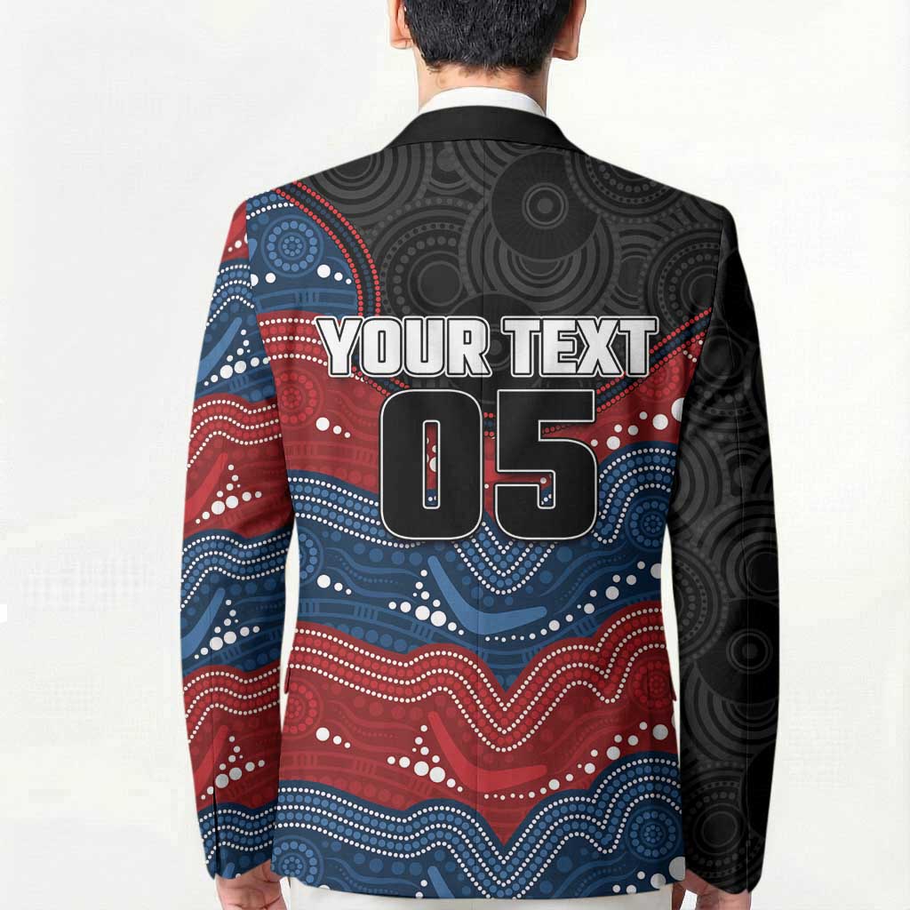 Custom Roosters Blazer Chicken Mascot With Aboriginal Indigenous