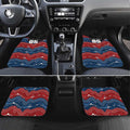 Custom Roosters Car Mats Chicken Mascot With Aboriginal Indigenous