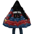 Custom Roosters Cloak Chicken Mascot With Aboriginal Indigenous