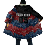 Custom Roosters Cloak Chicken Mascot With Aboriginal Indigenous