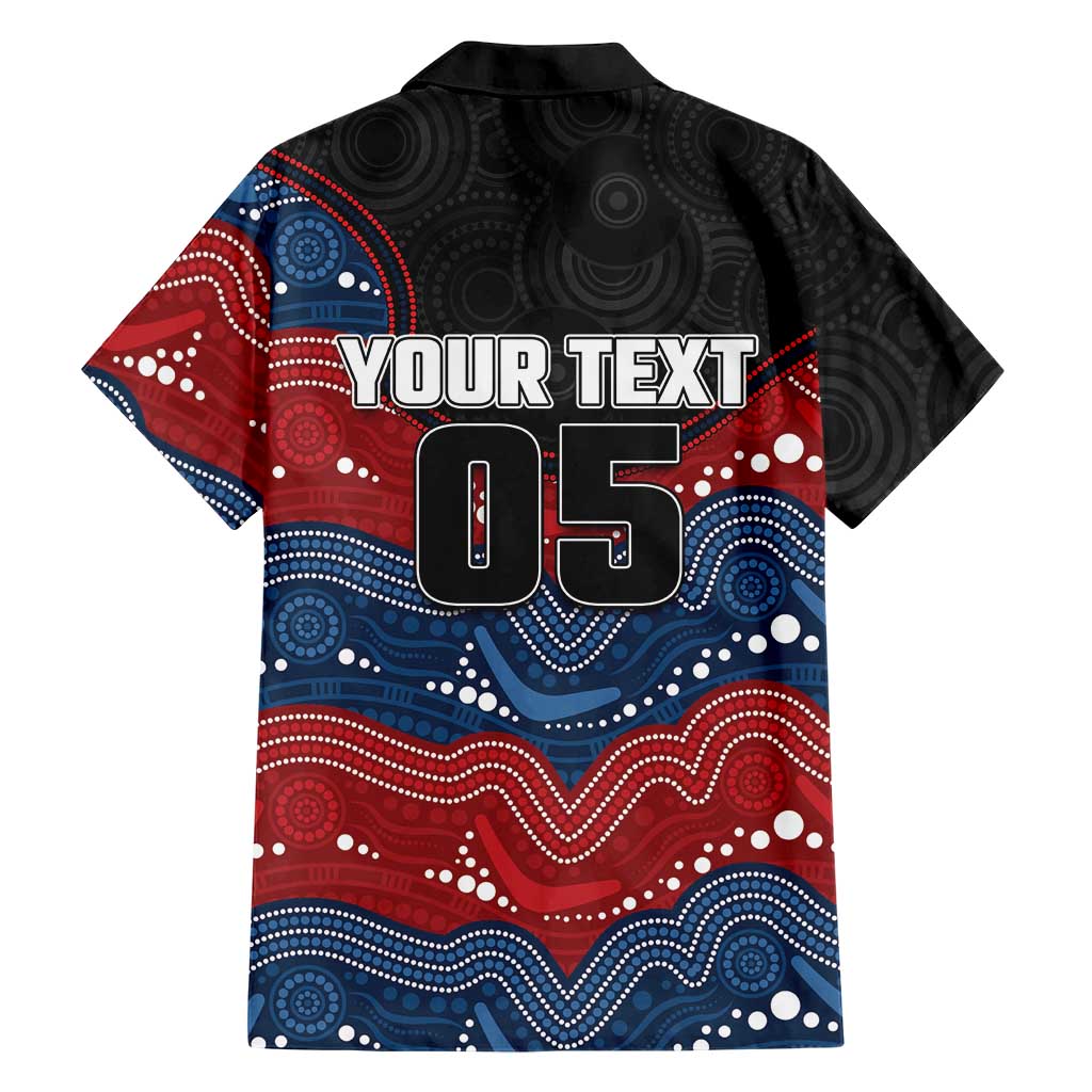Custom Roosters Family Matching Mermaid Dress and Hawaiian Shirt Chicken Mascot With Aboriginal Indigenous