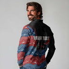 Custom Roosters Long Sleeve Polo Shirt Chicken Mascot With Aboriginal Indigenous