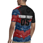 Custom Roosters Rugby Jersey Chicken Mascot With Aboriginal Indigenous