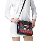 Custom Roosters Shoulder Handbag Chicken Mascot With Aboriginal Indigenous