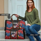 Custom Roosters Travel Bag Chicken Mascot With Aboriginal Indigenous
