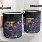 Custom Storm Laundry Basket Warrior Mascot With Aboriginal Indigenous