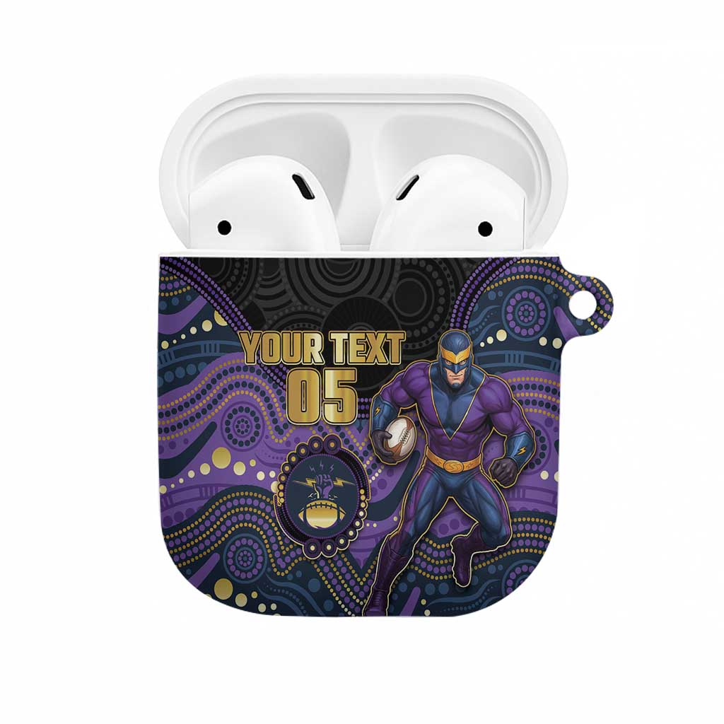 Custom Storm AirPods Case Warrior Mascot With Aboriginal Indigenous