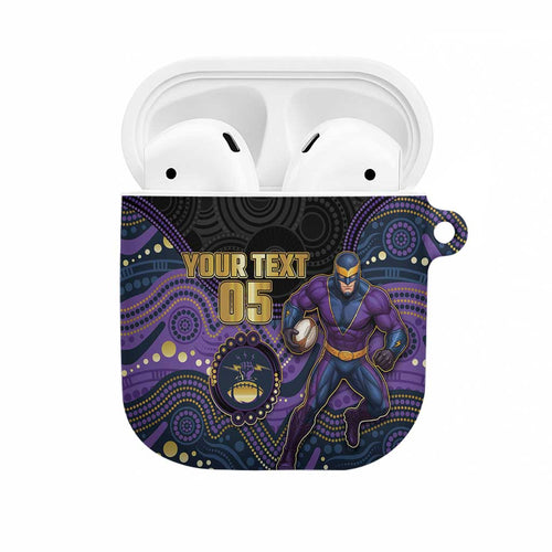 Custom Storm AirPods Case Warrior Mascot With Aboriginal Indigenous