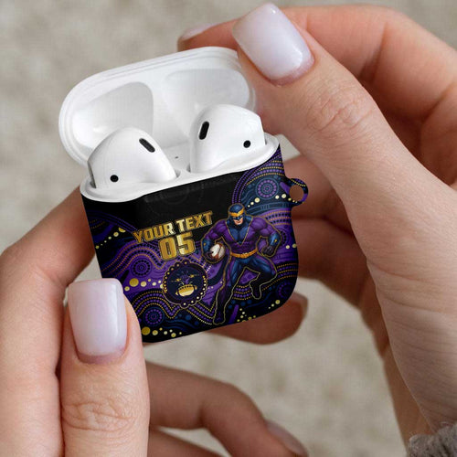 Custom Storm AirPods Case Warrior Mascot With Aboriginal Indigenous