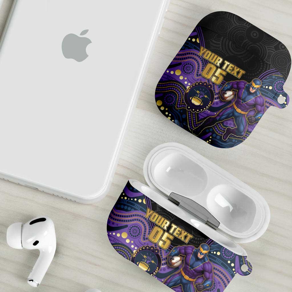 Custom Storm AirPods Case Warrior Mascot With Aboriginal Indigenous