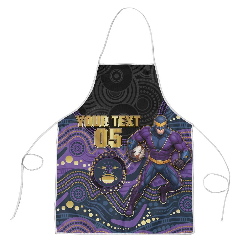 Custom Storm Apron Warrior Mascot With Aboriginal Indigenous