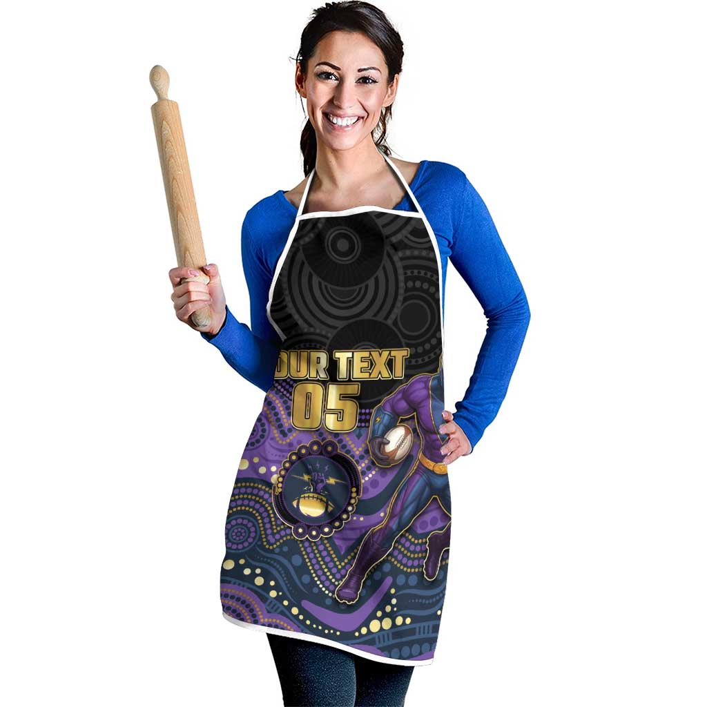 Custom Storm Apron Warrior Mascot With Aboriginal Indigenous