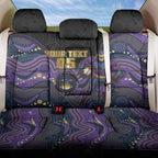 Custom Storm Back Car Seat Cover Warrior Mascot With Aboriginal Indigenous