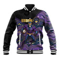 Custom Storm Baseball Jacket Warrior Mascot With Aboriginal Indigenous