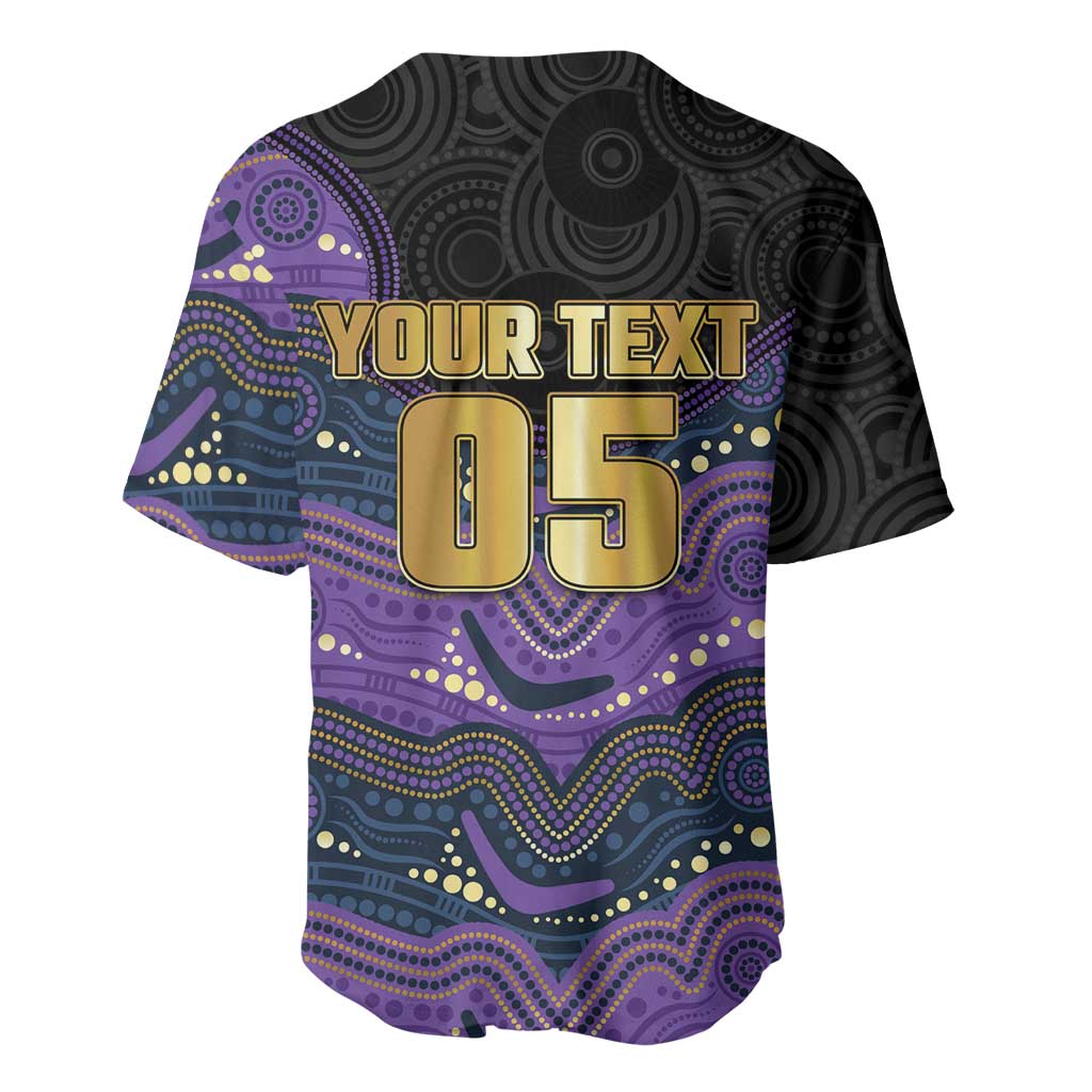Custom Storm Baseball Jersey Warrior Mascot With Aboriginal Indigenous