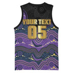 Custom Storm Basketball Jersey Warrior Mascot With Aboriginal Indigenous