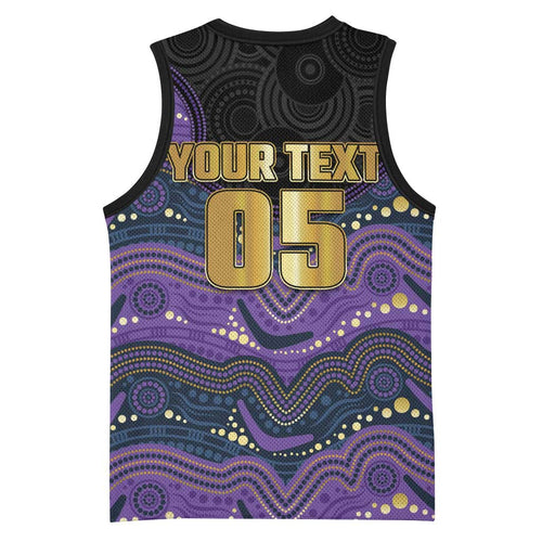 Custom Storm Basketball Jersey Warrior Mascot With Aboriginal Indigenous
