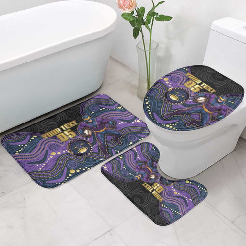 Custom Storm Bathroom Set Warrior Mascot With Aboriginal Indigenous