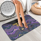 Custom Storm Bathroom Set Warrior Mascot With Aboriginal Indigenous
