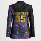 Custom Storm Blazer Warrior Mascot With Aboriginal Indigenous