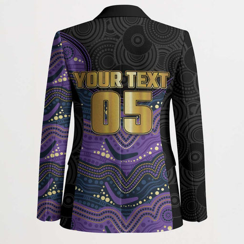 Custom Storm Blazer Warrior Mascot With Aboriginal Indigenous