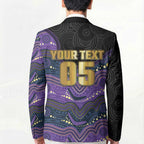 Custom Storm Blazer Warrior Mascot With Aboriginal Indigenous