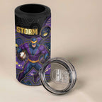 Custom Storm 4 in 1 Can Cooler Tumbler Warrior Mascot With Aboriginal Indigenous