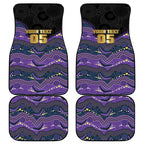 Custom Storm Car Mats Warrior Mascot With Aboriginal Indigenous