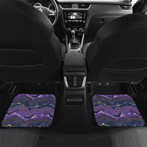 Custom Storm Car Mats Warrior Mascot With Aboriginal Indigenous