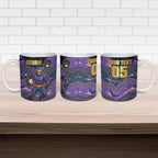 Custom Storm Ceramic Mug Warrior Mascot With Aboriginal Indigenous
