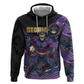 Custom Storm Hoodie Warrior Mascot With Aboriginal Indigenous