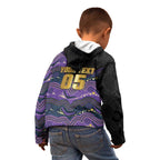 Custom Storm Kid Hoodie Warrior Mascot With Aboriginal Indigenous