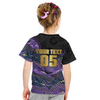 Custom Storm Kid T Shirt Warrior Mascot With Aboriginal Indigenous