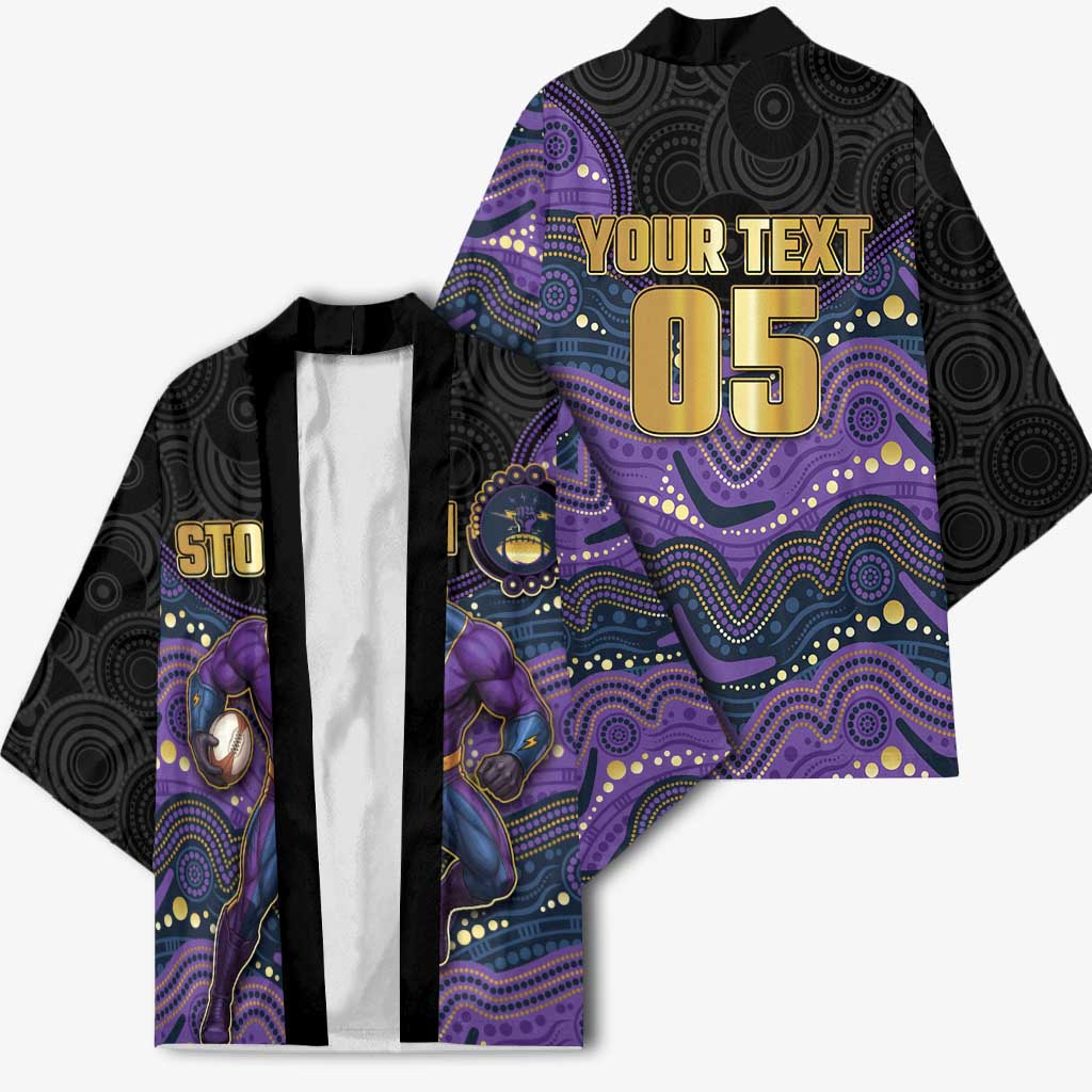 Custom Storm Kimono Warrior Mascot With Aboriginal Indigenous