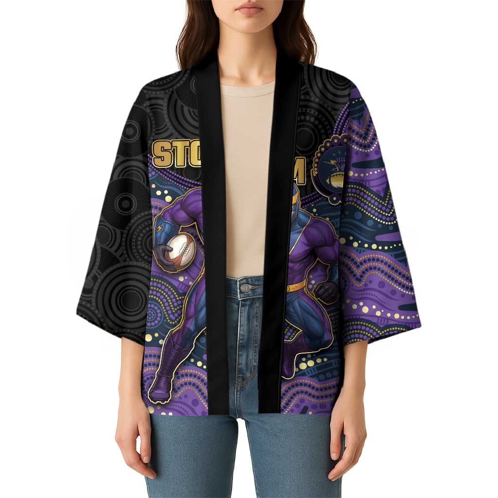 Custom Storm Kimono Warrior Mascot With Aboriginal Indigenous