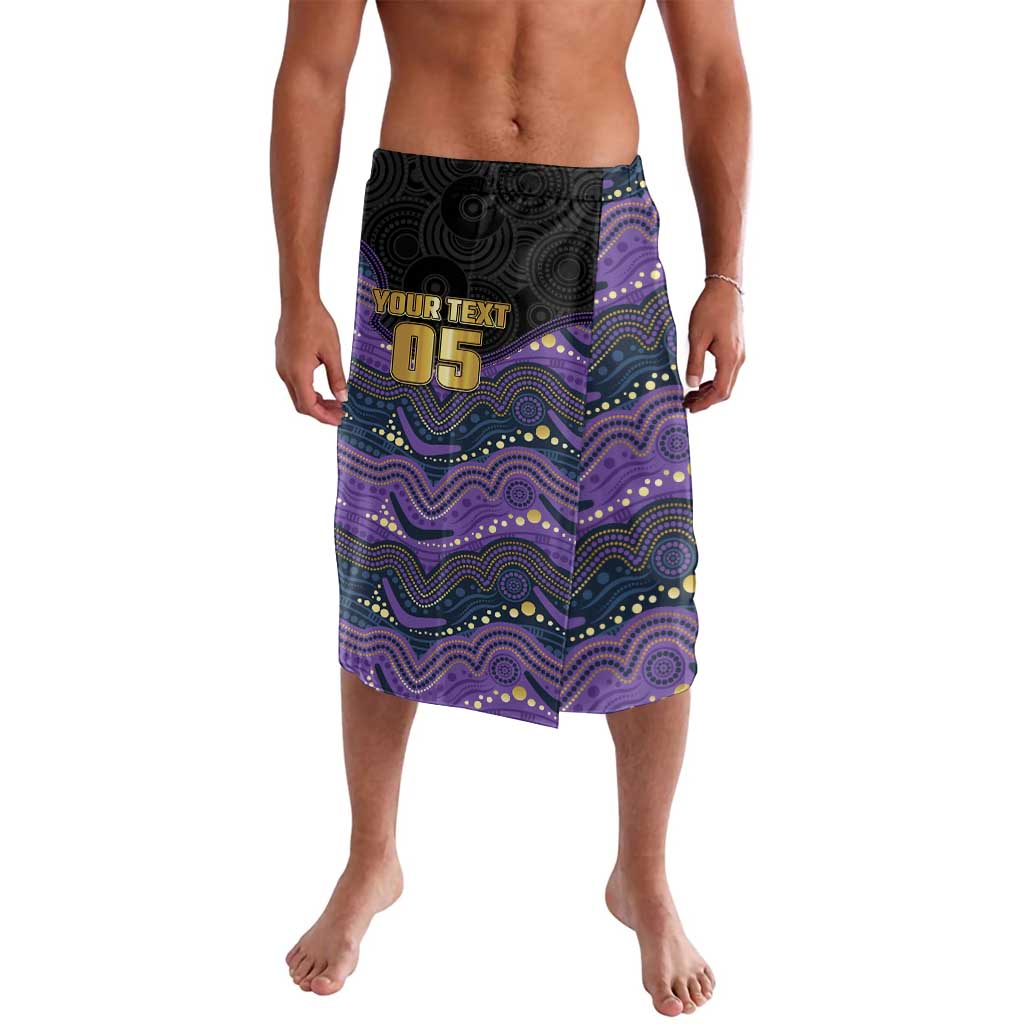 Custom Storm Lavalava Warrior Mascot With Aboriginal Indigenous