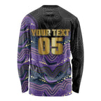 Custom Storm Long Sleeve Shirt Warrior Mascot With Aboriginal Indigenous