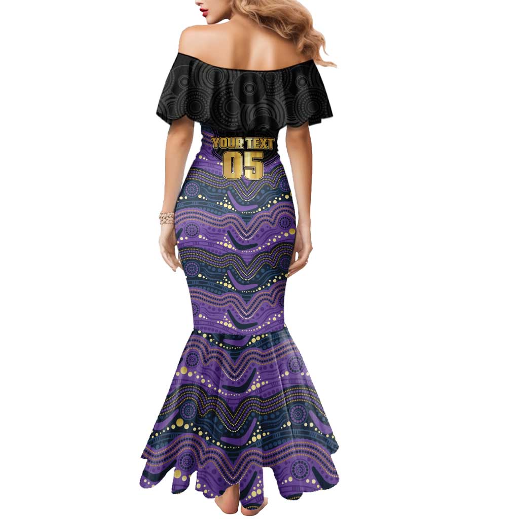 Custom Storm Mermaid Dress Warrior Mascot With Aboriginal Indigenous