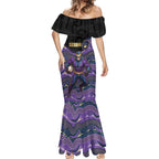 Custom Storm Mermaid Dress Warrior Mascot With Aboriginal Indigenous