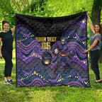 Custom Storm Quilt Warrior Mascot With Aboriginal Indigenous
