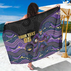 Custom Storm Sarong Warrior Mascot With Aboriginal Indigenous