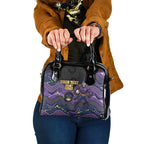 Custom Storm Shoulder Handbag Warrior Mascot With Aboriginal Indigenous