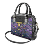 Custom Storm Shoulder Handbag Warrior Mascot With Aboriginal Indigenous