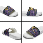 Custom Storm Slide Sandals Warrior Mascot With Aboriginal Indigenous
