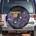 Custom Storm Spare Tire Cover Warrior Mascot With Aboriginal Indigenous